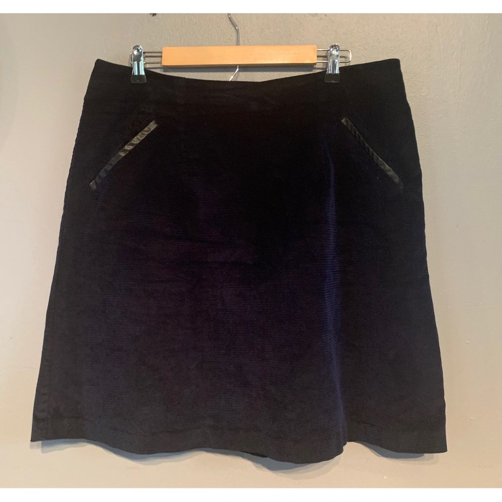 Ellerman - Navy (corduroy like) skirt - 14